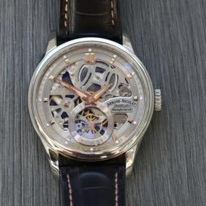 Armand Nicolet LS8 Skeleton Manual Winding LE 9620S-GL-P713GR2