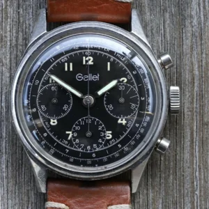 Gallet MultiChron 12HR Valjoux 72 Chronograph