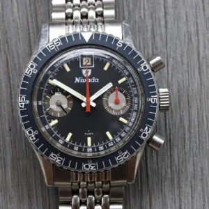 Nivada Chronomaster Aviator Sea Diver Chronoking Date 87033 - 1970's