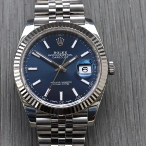 Rolex Datejust 41 DJ41 Blue Stick Jubilee 126334 - 2017