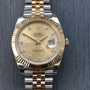 Rolex Datejust 41 DJ41 Oystersteel and Yellow Gold Diamond Dial 126333 - 2022