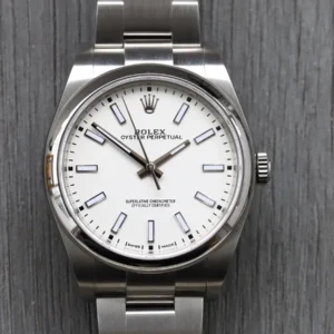 Rolex Oyster Perpetual 39 OP39 White Dial 114300 – 2019