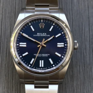 Rolex Oyster Perpetual 41 OP41 Bright Blue Dial 124300 - 2023